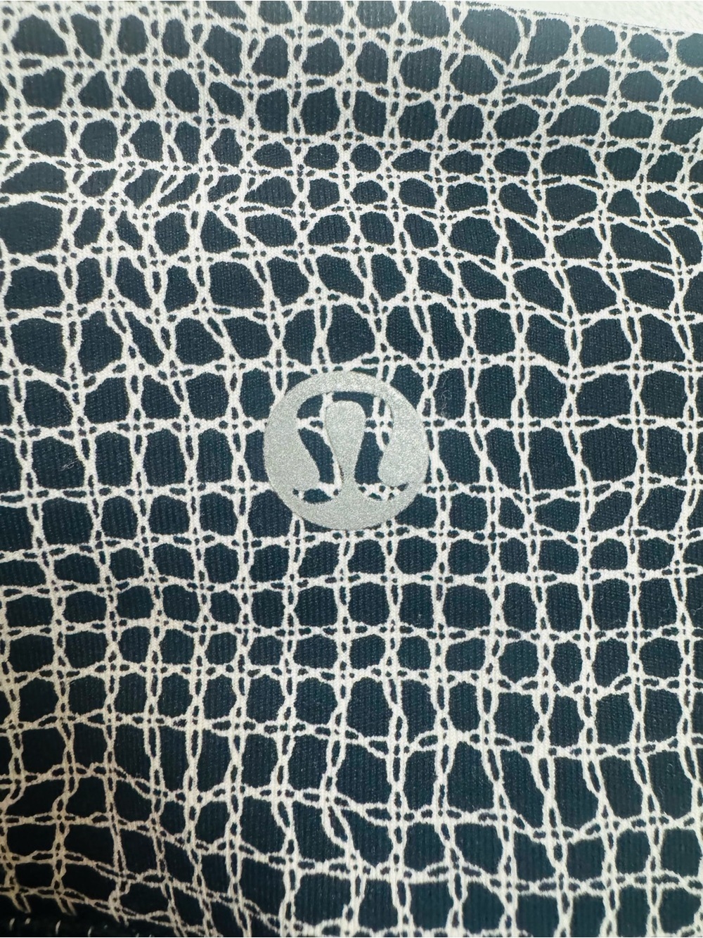 Lululemon Wunder Under III Tight Fall Net White Black Luon 2 - Picture 9 of 10